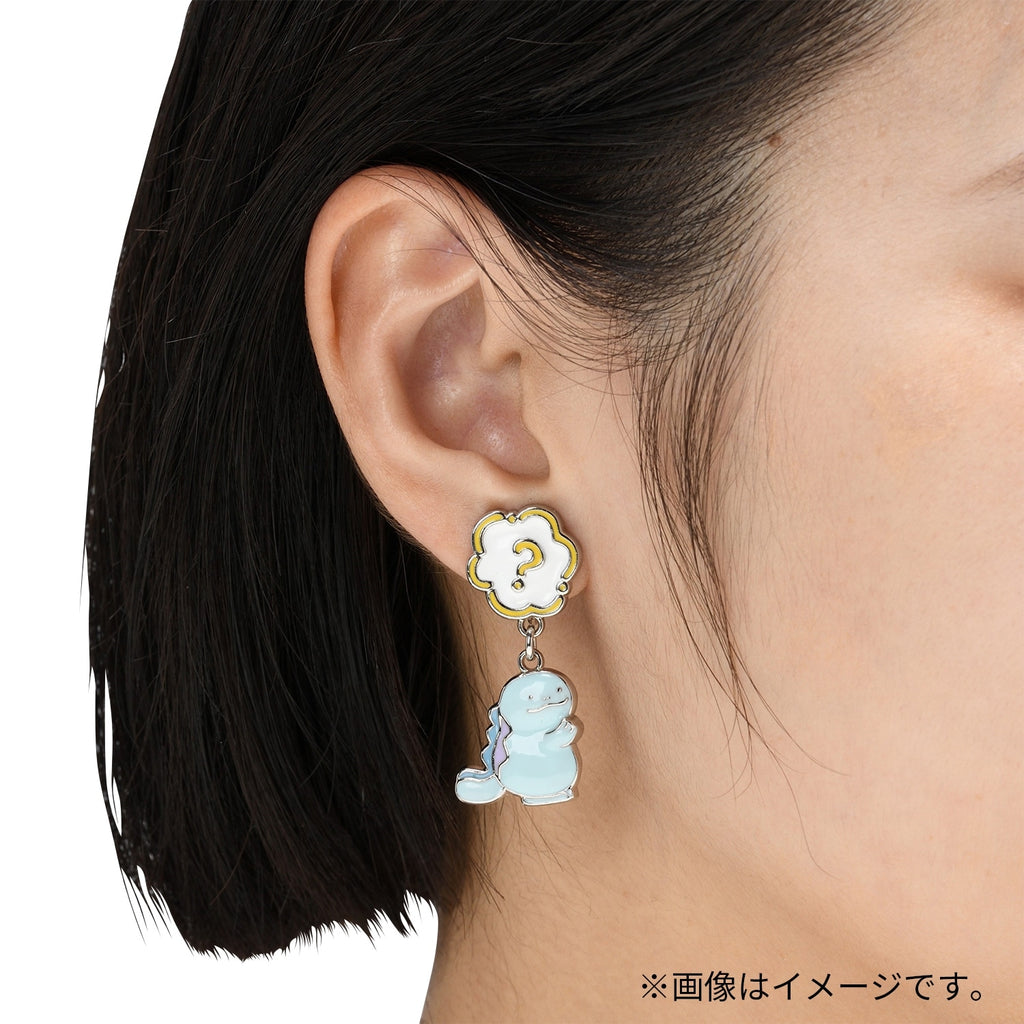 Authentic Pokemon DOWASURE Nuo Earrings with detailed design, shipped from Japan