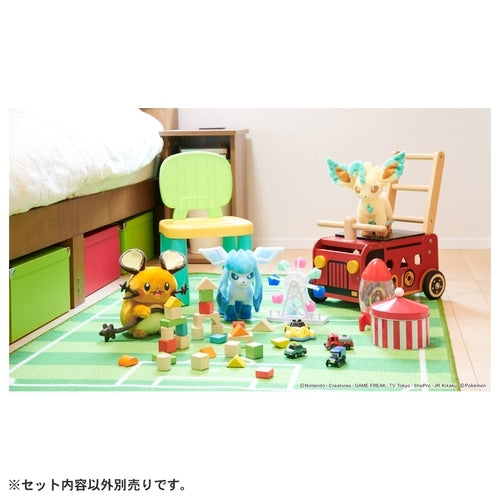 I chose you! Pokemon Get Plush Glaceon from Japan, adorable Glaceon sitting pose