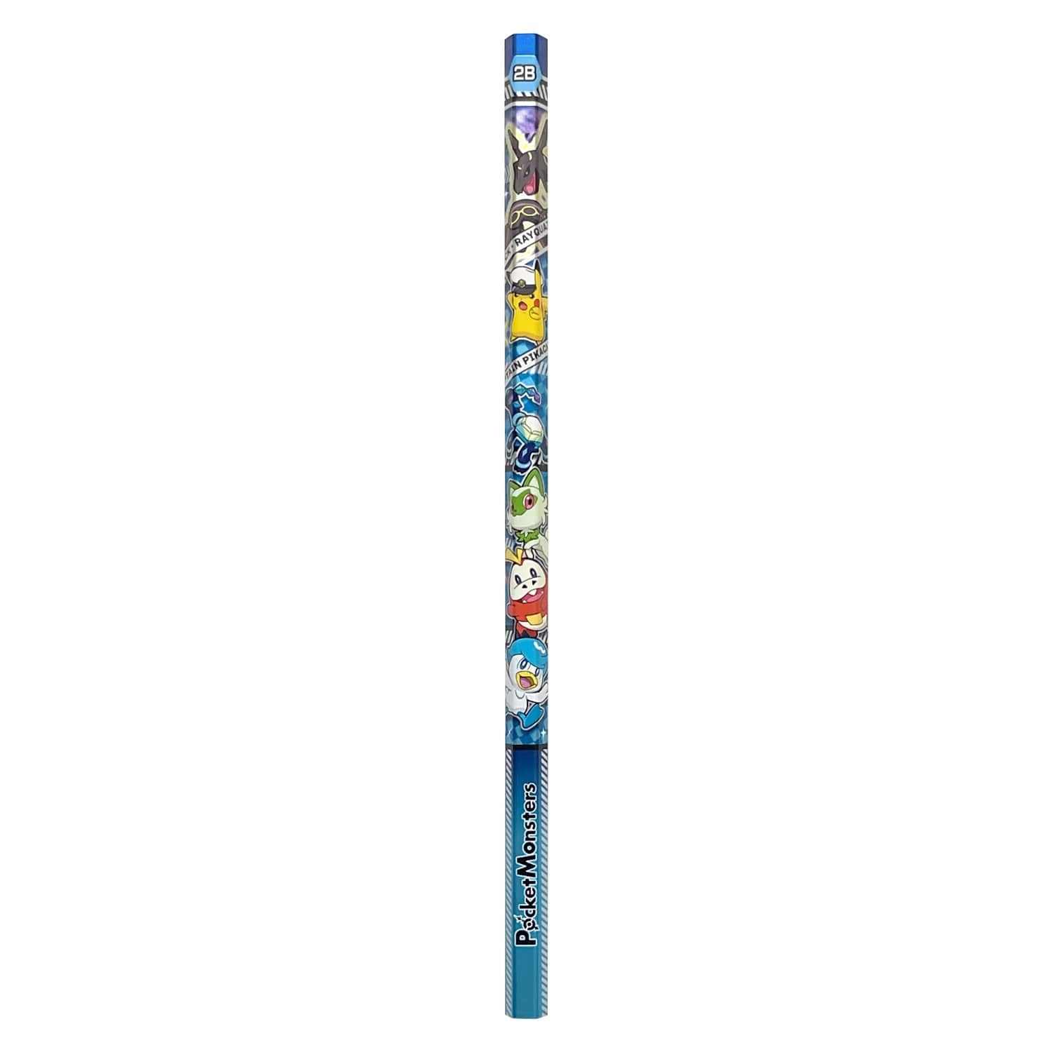Pokémon Center Japan licensed pencil with silver shaft and 2B lead, sourced from Japan