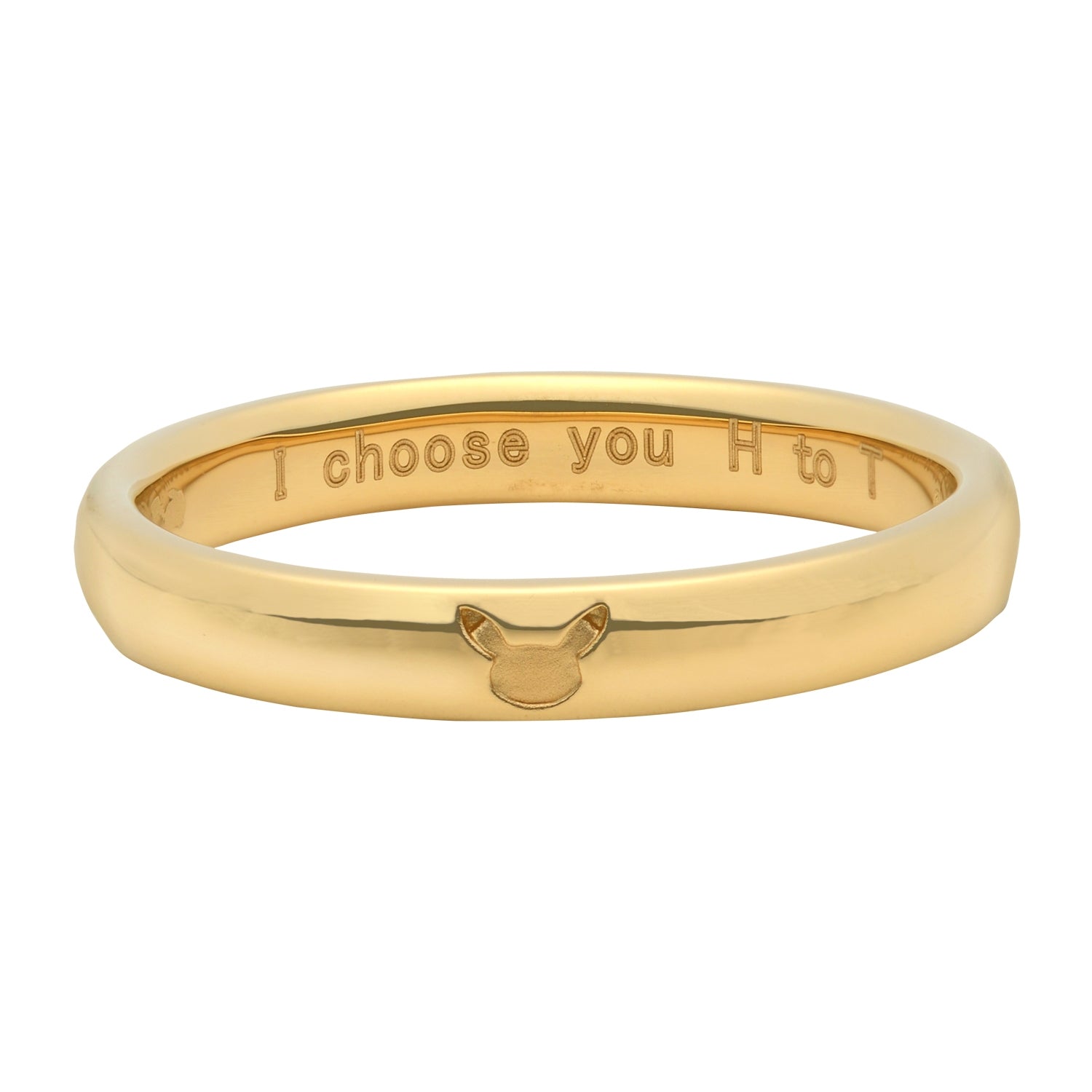 Authentic Pokemon Wedding Ring Pikachu Face Men's - Japan exclusive design