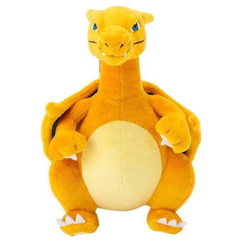 Pyokorin Charizard plushie with vibrant wings from Japan