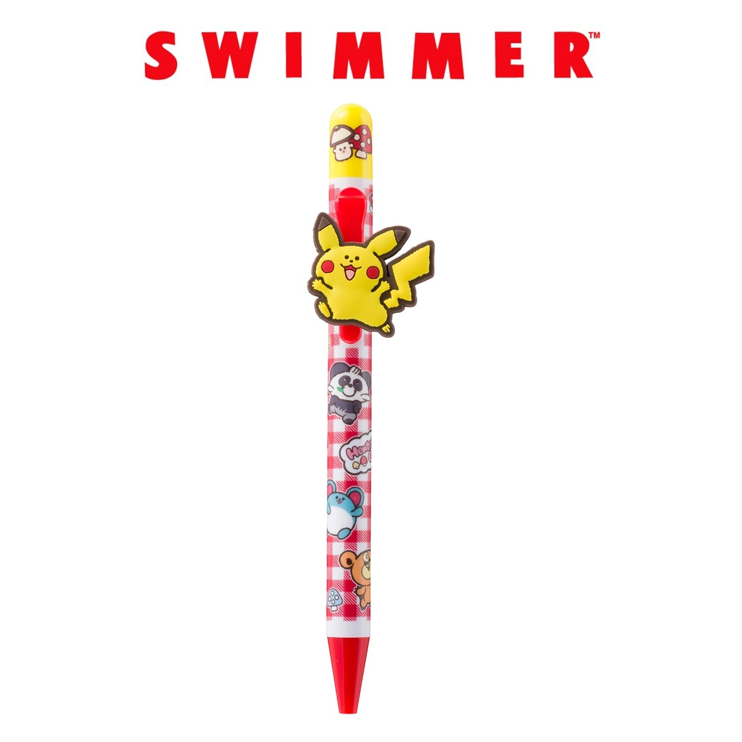 Pikachu ballpoint pen with cute design from Japan