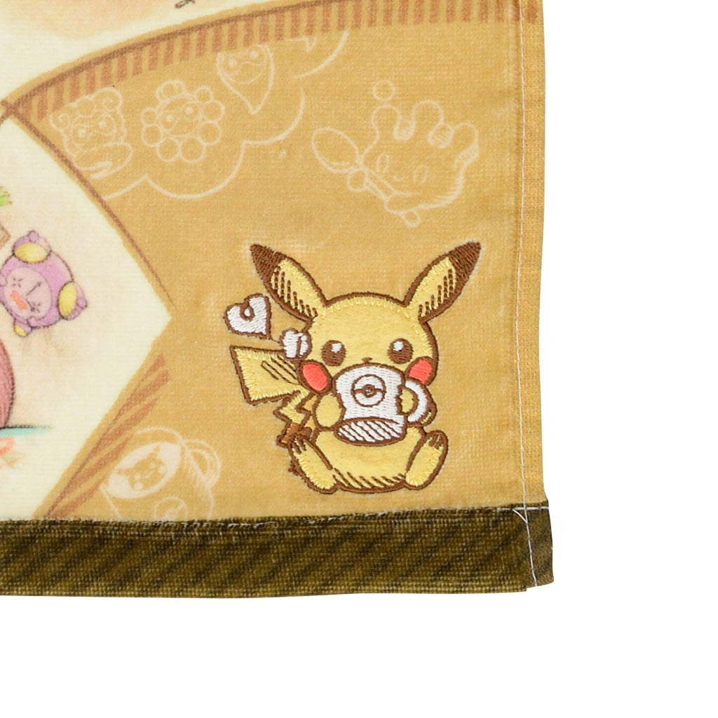 Authentic Pokemon face towel with fun design elements from Japan
