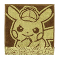 Detective Pikachu hand towel with vibrant Pikachu design from Japan