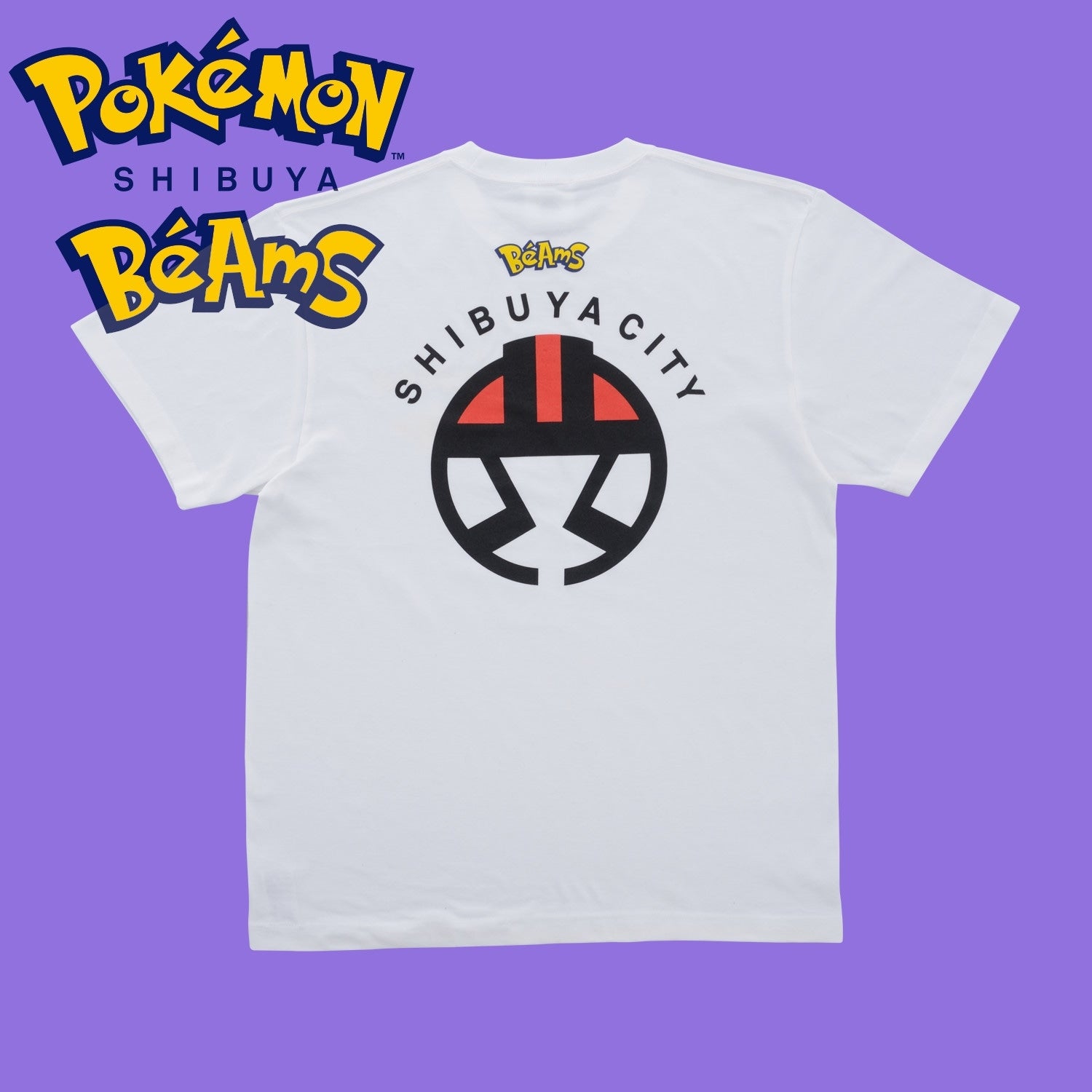 T-shirt Pokemon Center Shibuya x BEAMS PK WHITE S/M/L/XL