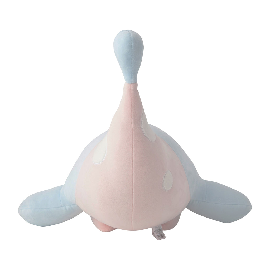 Back view of Mocchiritchi stuffed toy from Japan