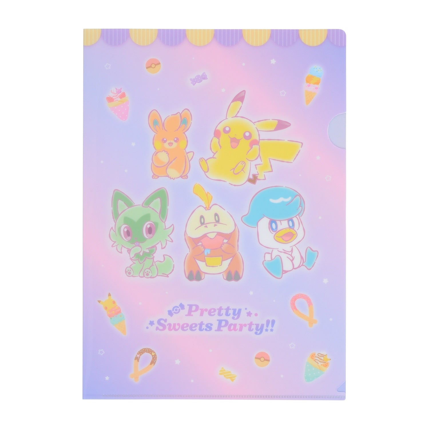 A4 clear file Pretty Sweets Party!!
