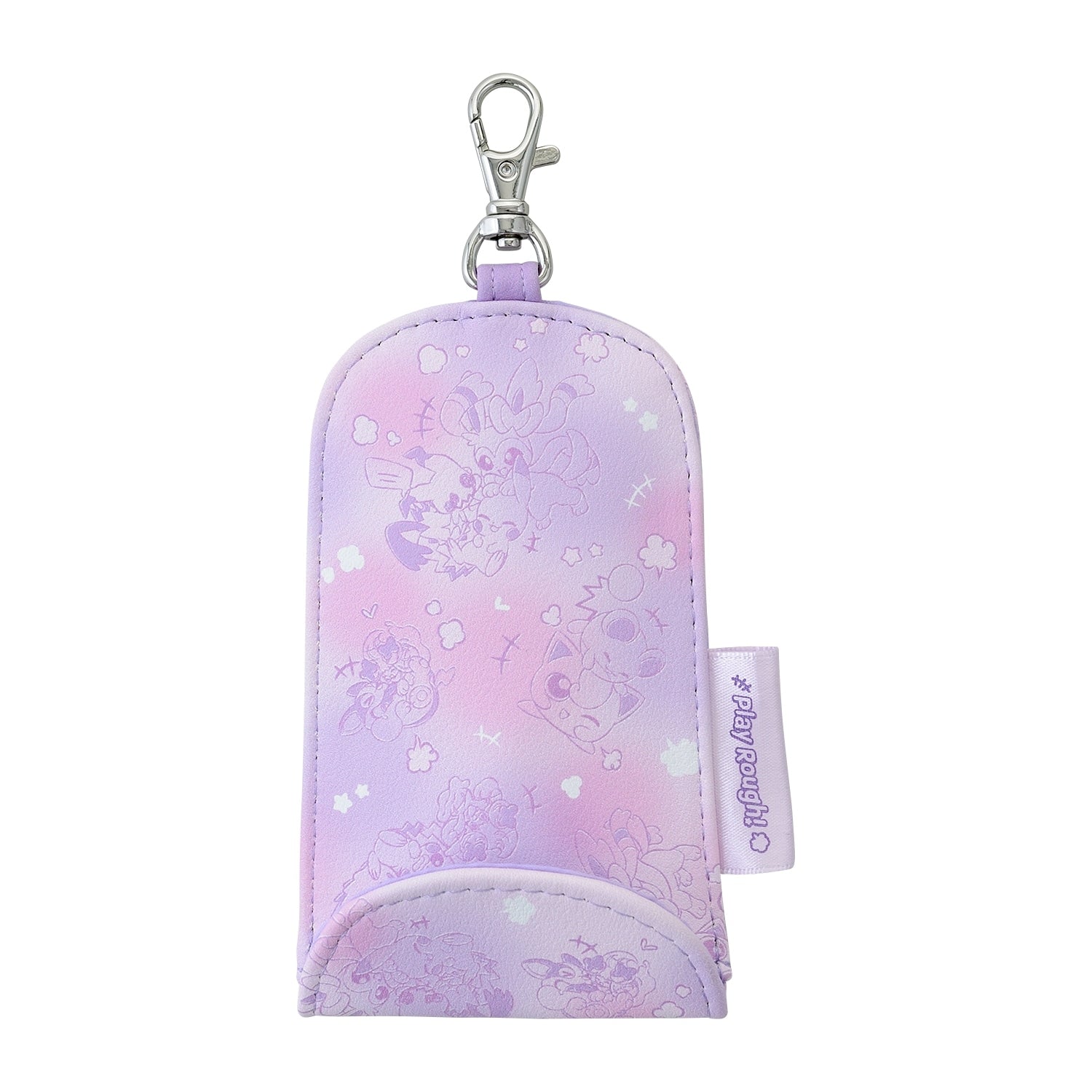 Pokemon Key Case with Reel Play Rough! from Japan, featuring a colorful reel design