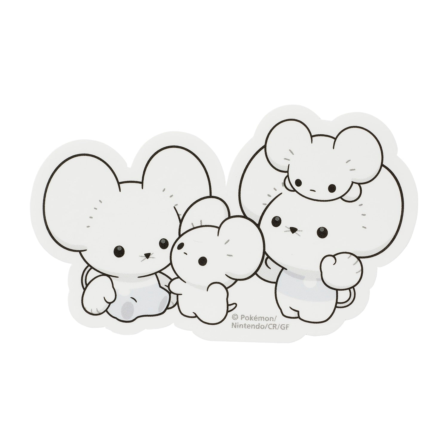 Pokemon Sticker Narwhal (4 Hikikazoku)
