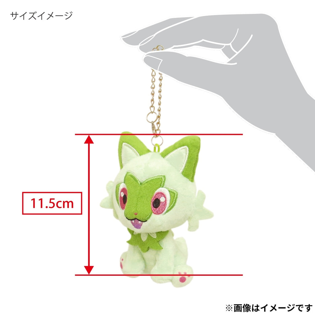 Authentic Japanese Pokemon Mascot Nyaoha plush toy, detailed design