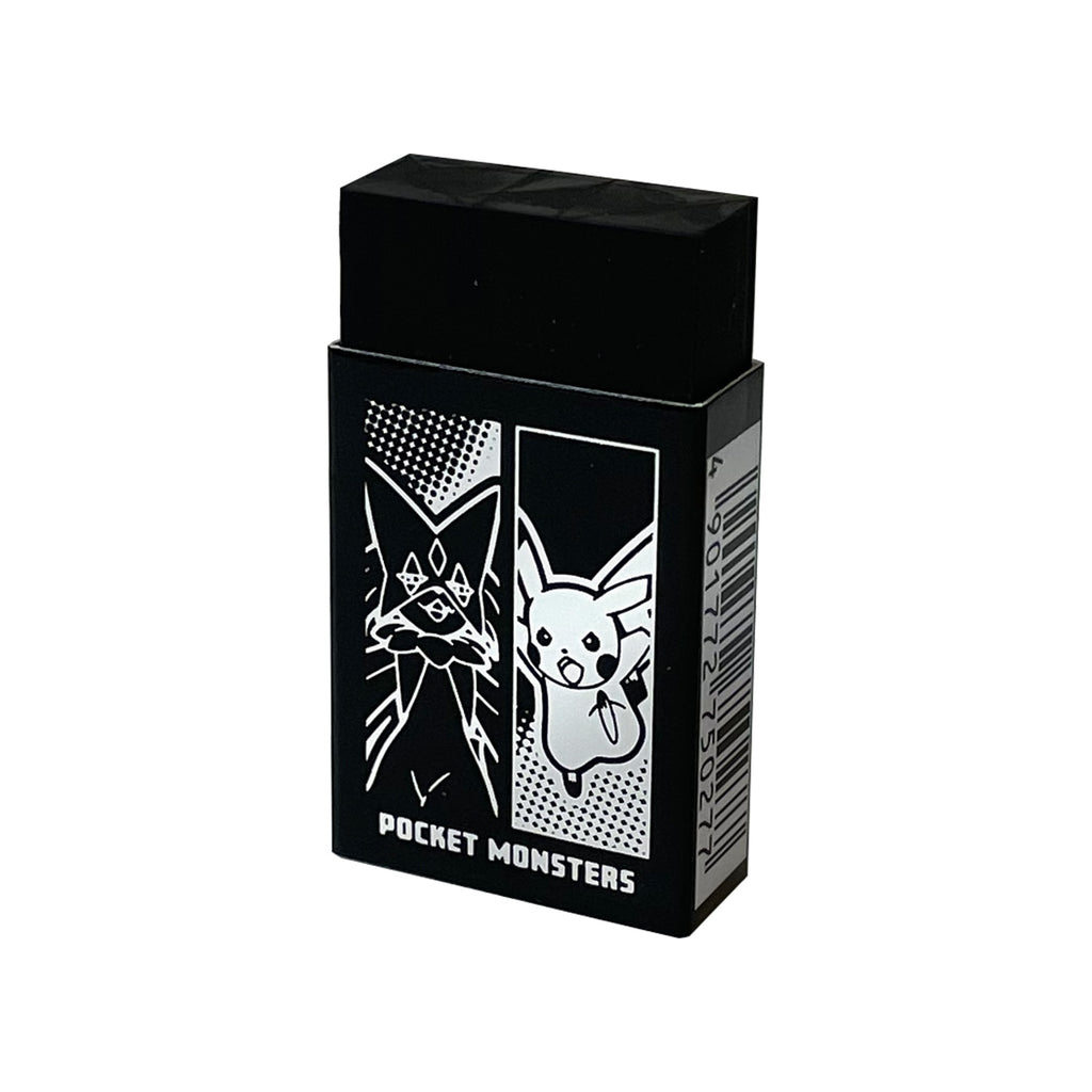 Pokemon Eraser black cool series with unique design from Japan