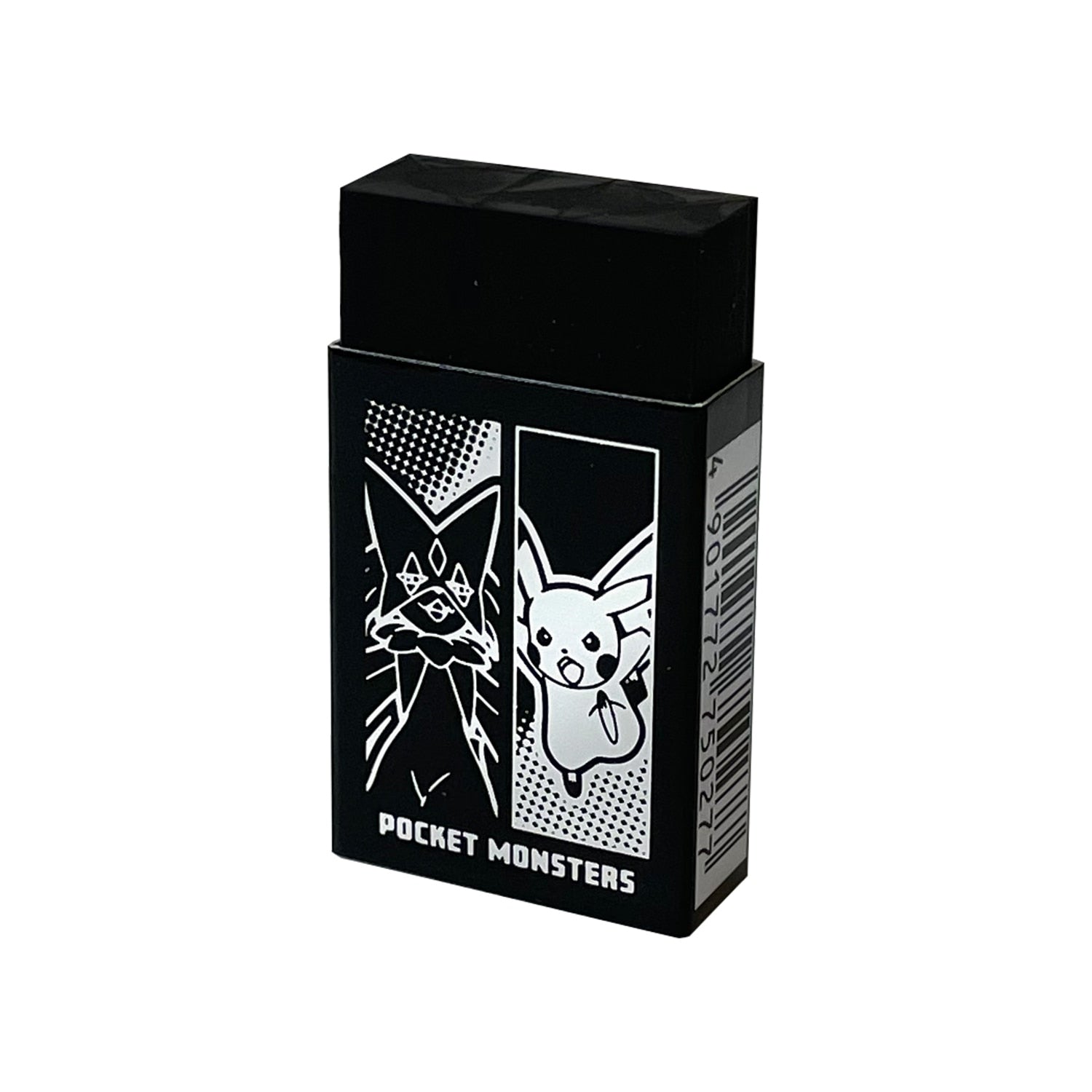 Pokemon Eraser black cool series with unique design from Japan