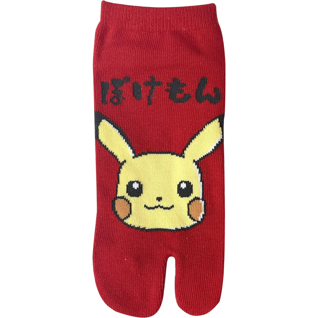 Tabi Socks Pikachu Face RD Women's (23-25cm)