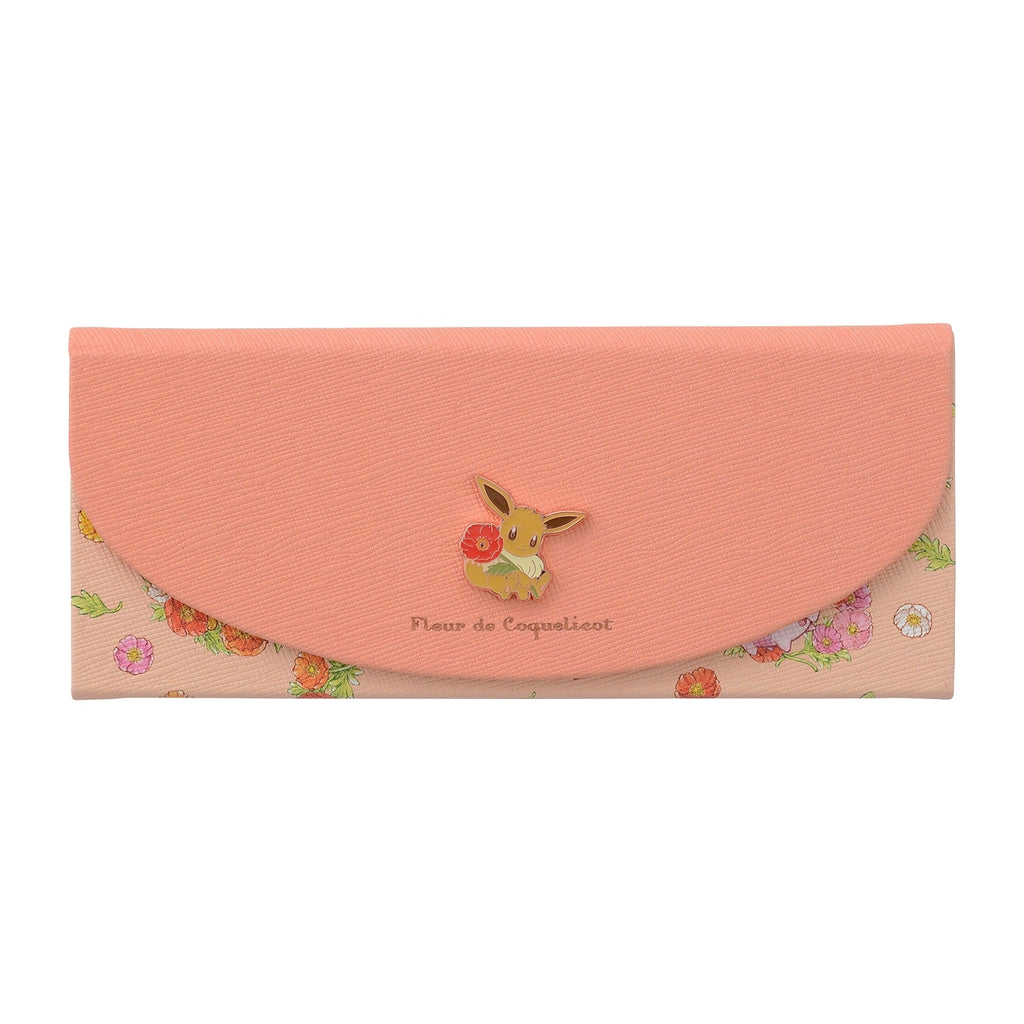 Pokemon glasses case with Fleur de Coquelicot design, shipped from Japan