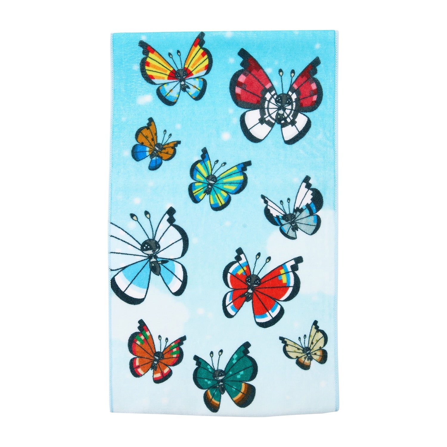 Kurukuru Towel Vivillon's Flapping, detailed Pokemon character design from Japan