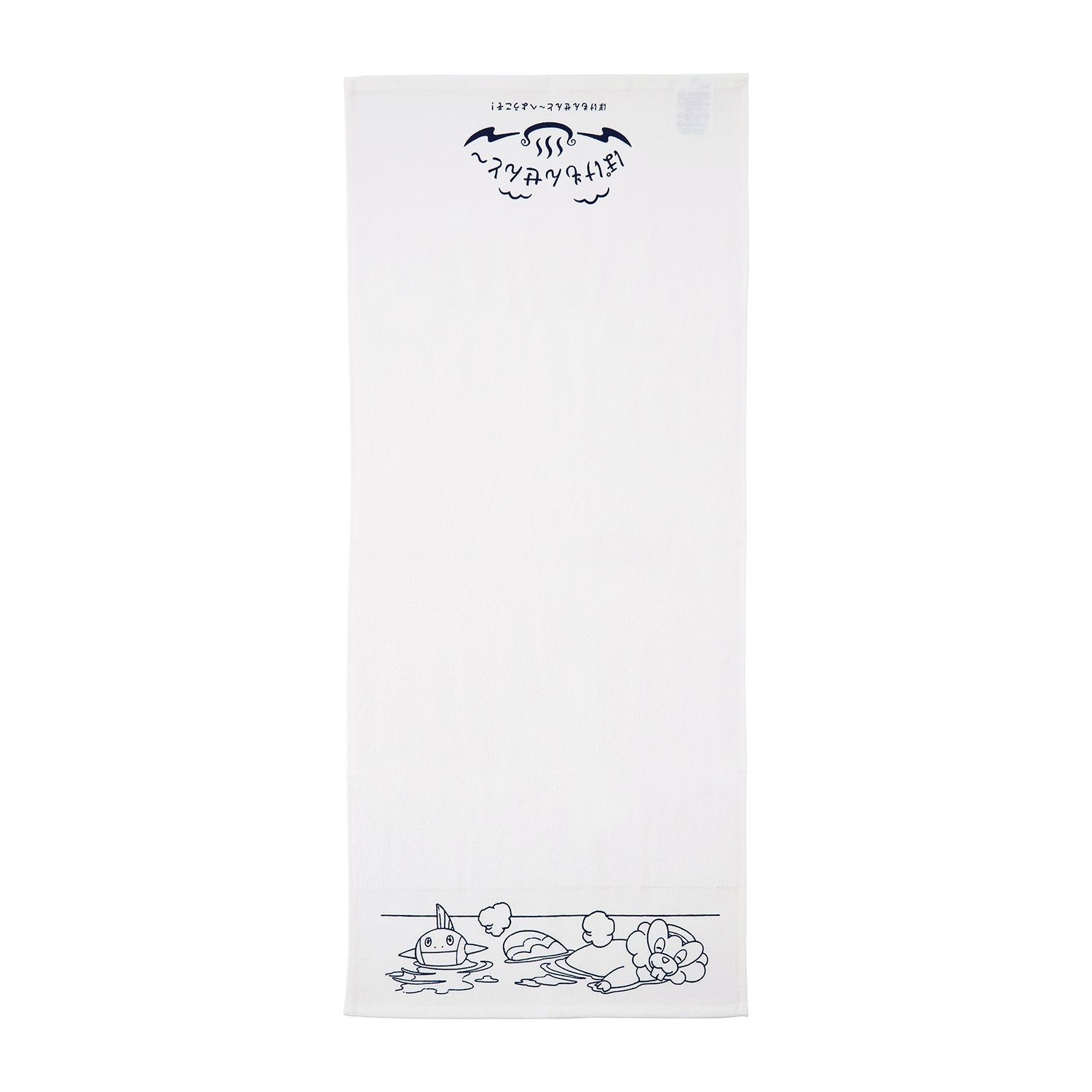 Pokemon bath towel with colorful Pikachu design from Japan