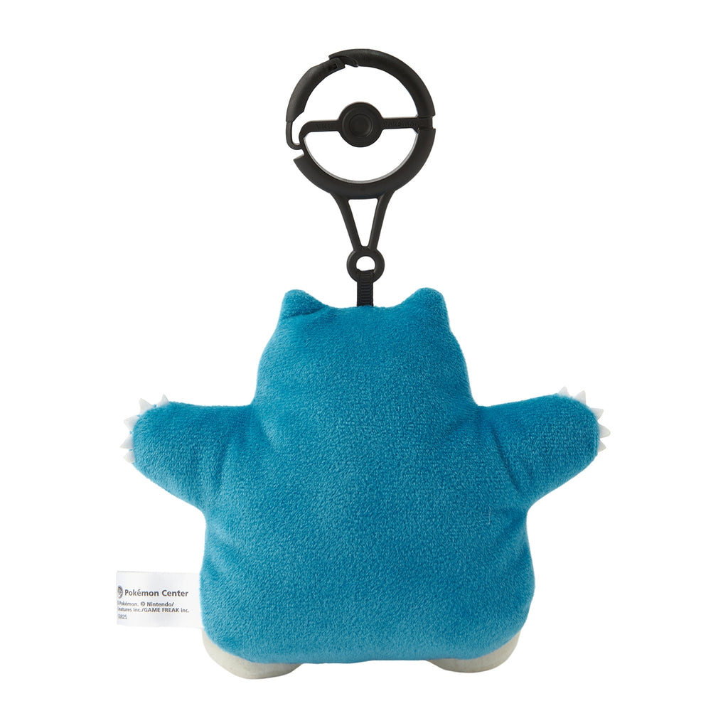 Authentic Japanese Pikachu Snorlax plush key case, colorful design