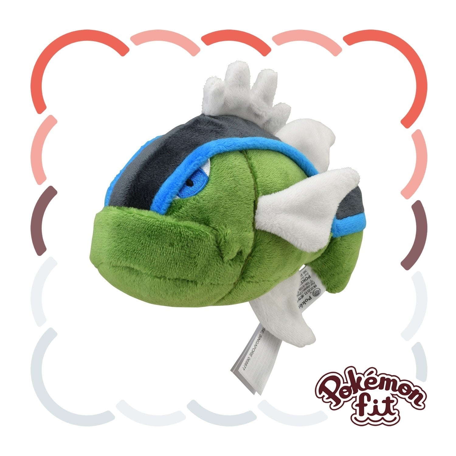 Pokémon fit Basculin Blue-Striped Form #550 Official Plush