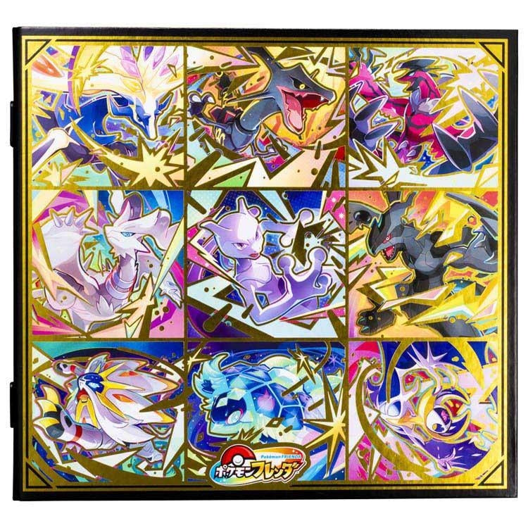 Pokemon Friend Friend Folder Set DX, showcasing multiple pocket pages, made in Japan
