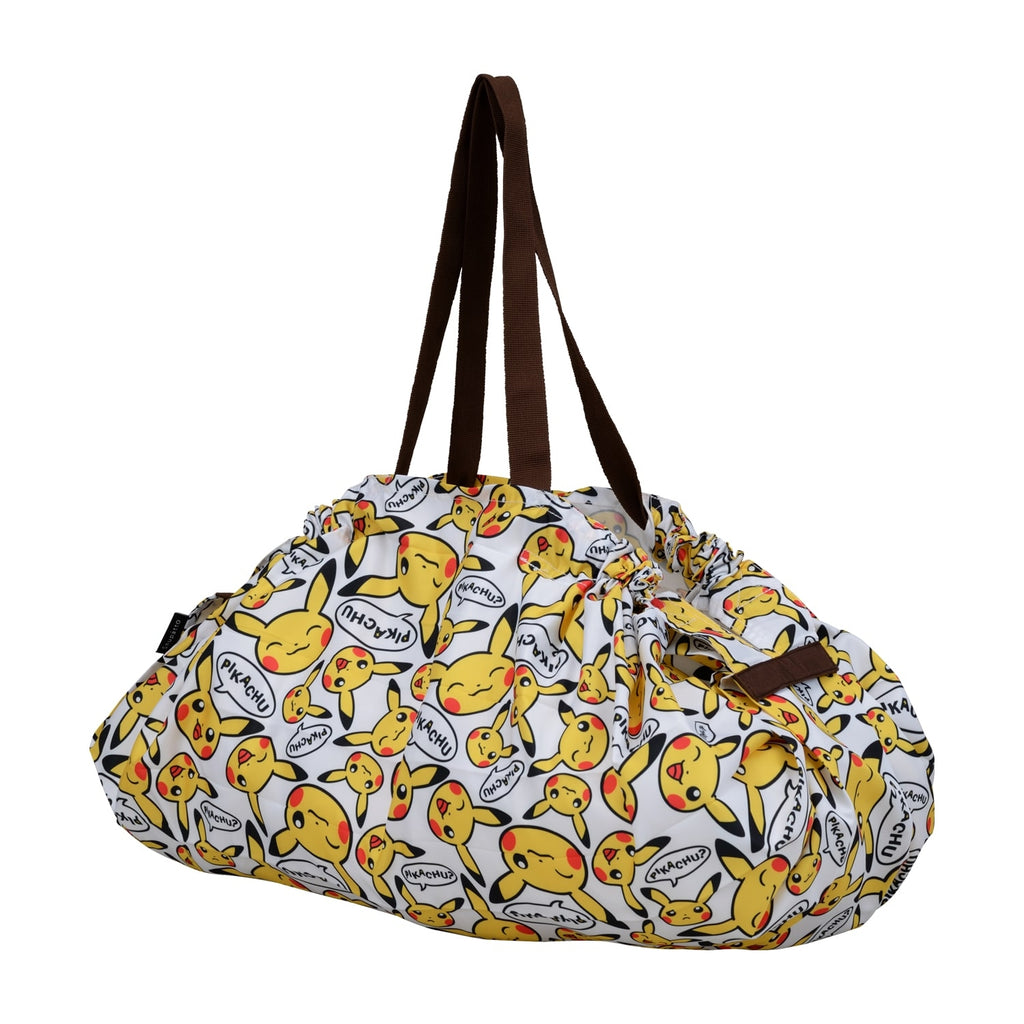 Shupatto compact bag L all-over pattern Pikachu