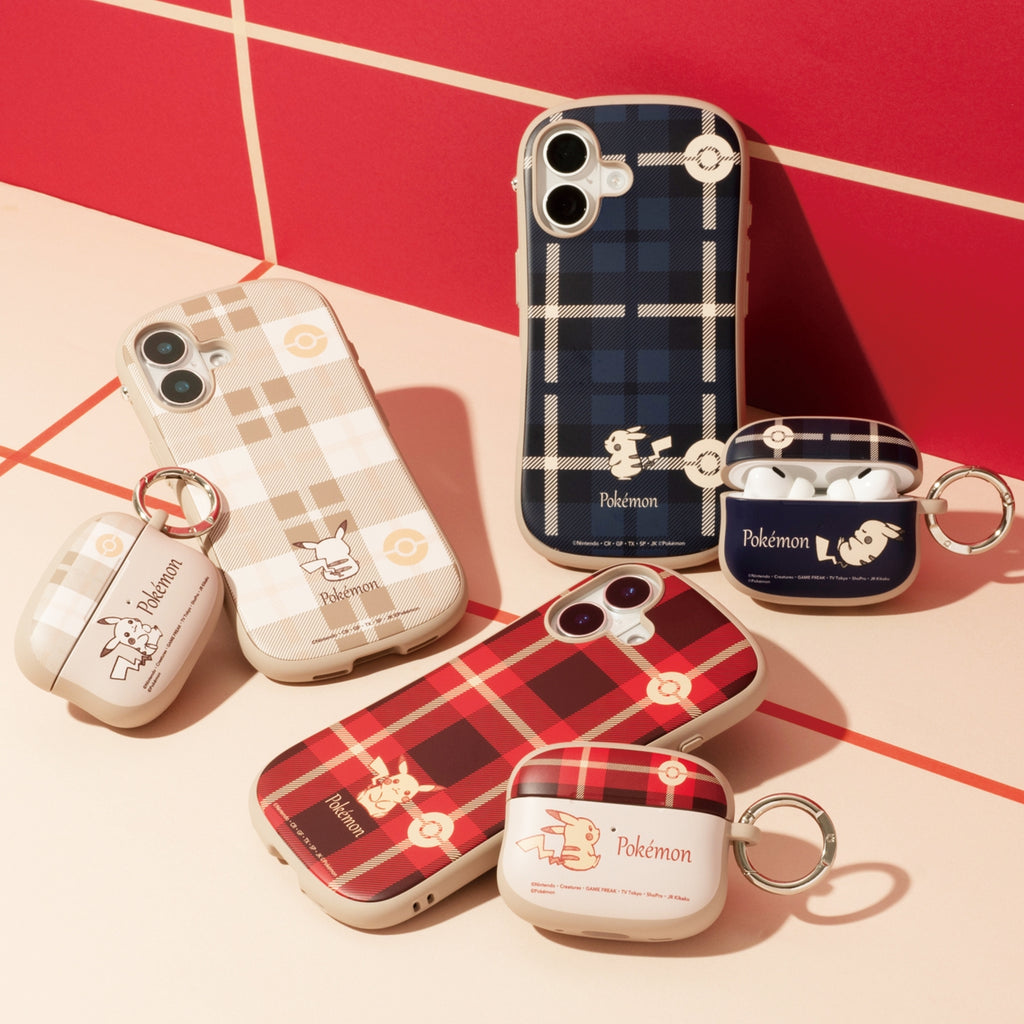 [For AirPodsPro (2nd/1st generation)] iFace First Class case (check/navy)