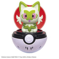 Pyokopunyu Nyaoha figure with Sprigatito, authentic from Japan