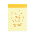 Pikachu Mini Memo from Japan, featuring Pikachu's cute face on a notebook