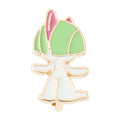 Pokémon Ralts earrings with shiny details from Japan