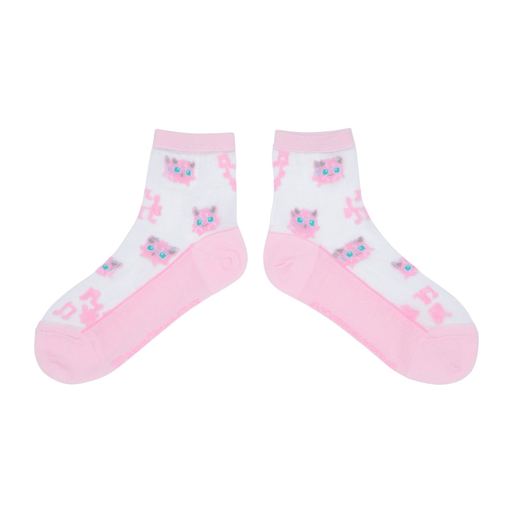 [Choice] Middle socks see-through pudding (23-24cm)