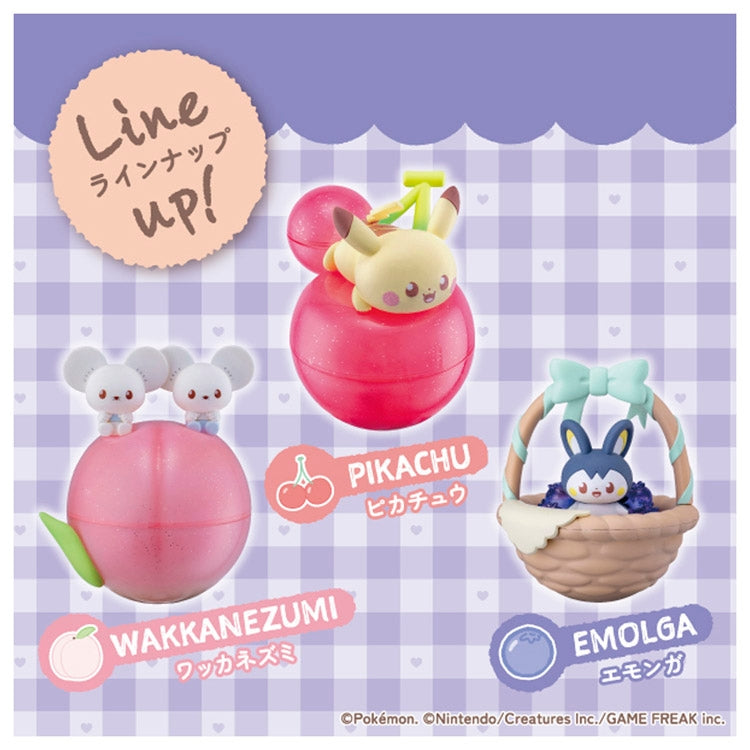Poke Piece Peaceful Doll ~Fruit Moments~ Emolga figure with detailed fruit design from Japan