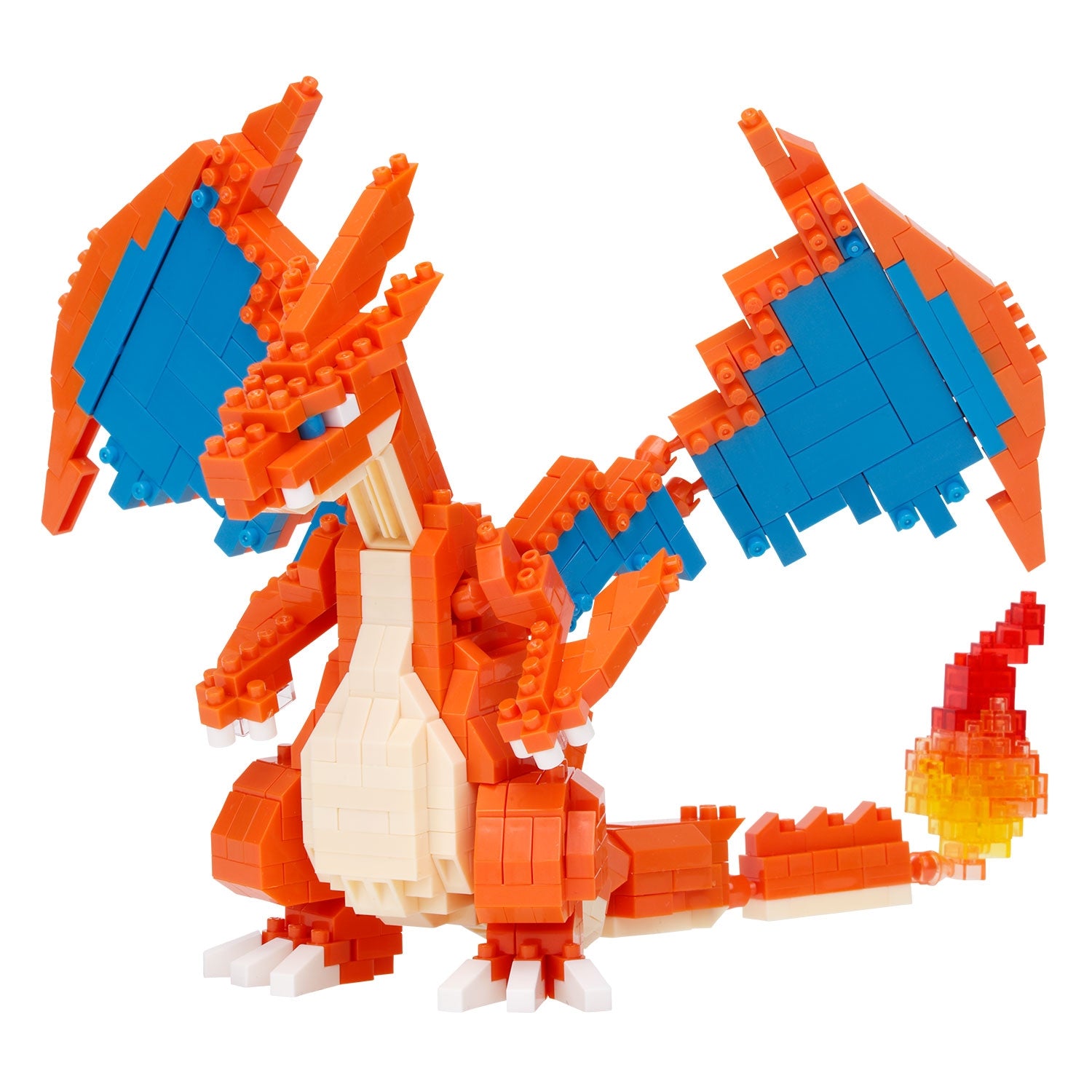 Authentic Japanese Pokemon Nanoblock Mega Charizard Y RS with flames