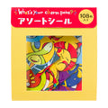 Pokemon Stickers with Charizard from Japan, colorful design