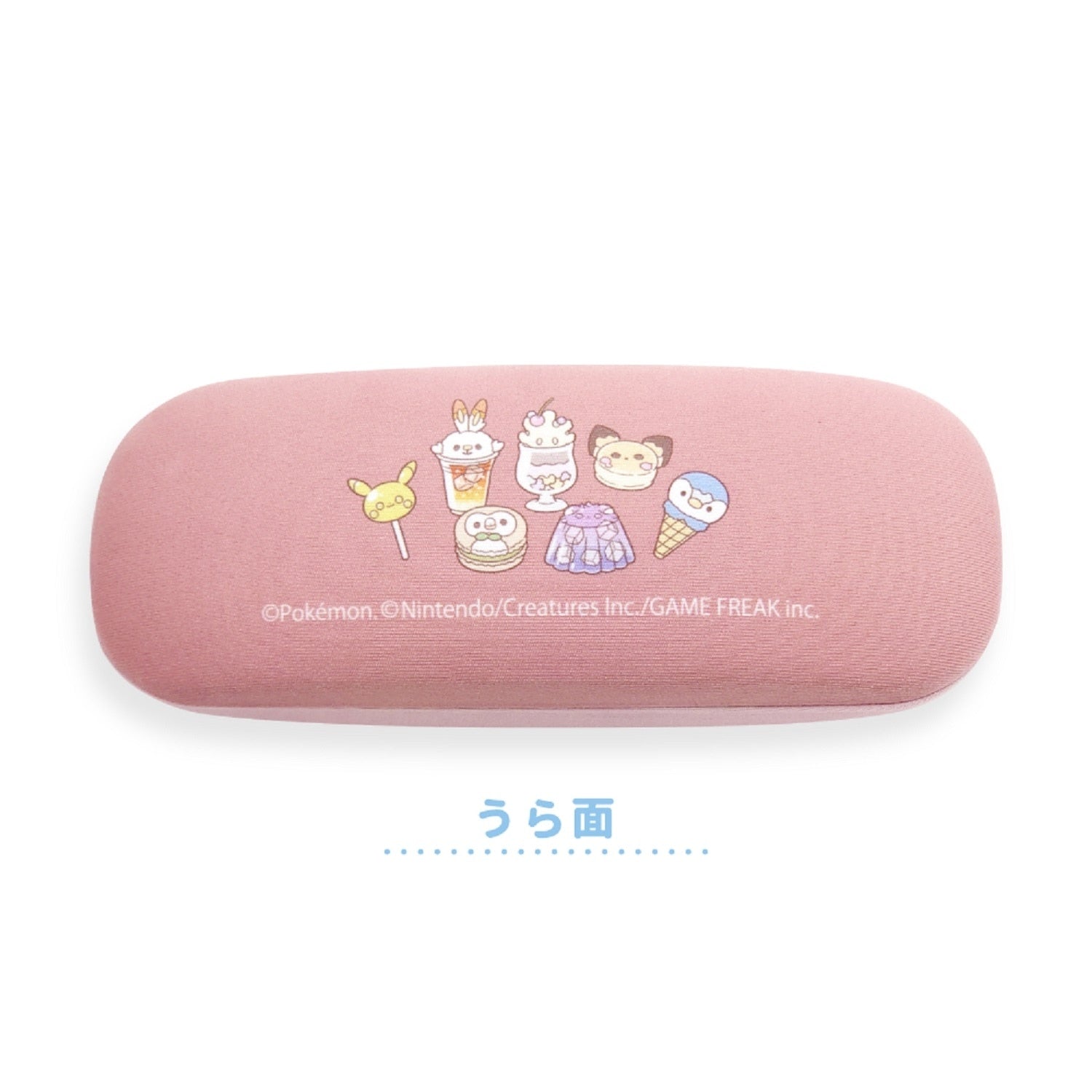 Pokemon Center Japan licensed glasses case, collectible item with PK pocket piece design from Japan