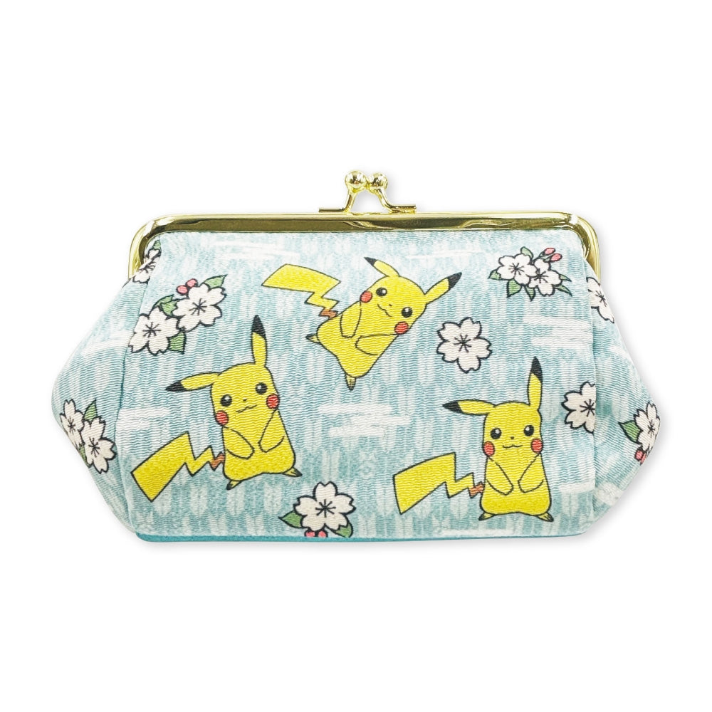 Clasp pouch Japanese pattern Pikachu