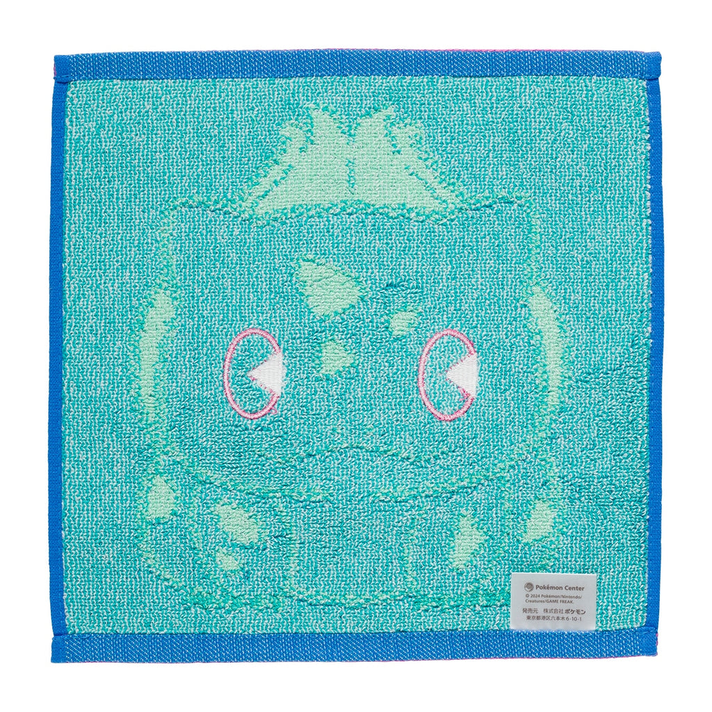 Authentic Japanese Pokemon Hand Towel Psycho Soda Bulbasaur featuring Psycho Soda artwork, available at KADO Japan