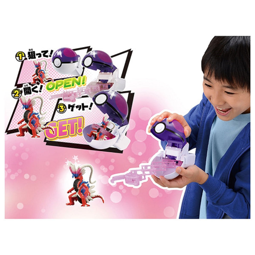 Moncolle Poketorze Koraidon figure, Master Ball accessory, Japan import