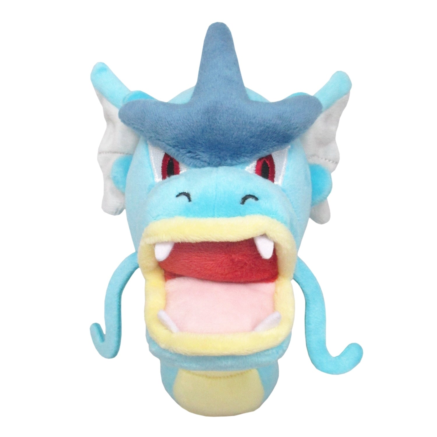 Gyarados plushie from Japan with vibrant blue scales