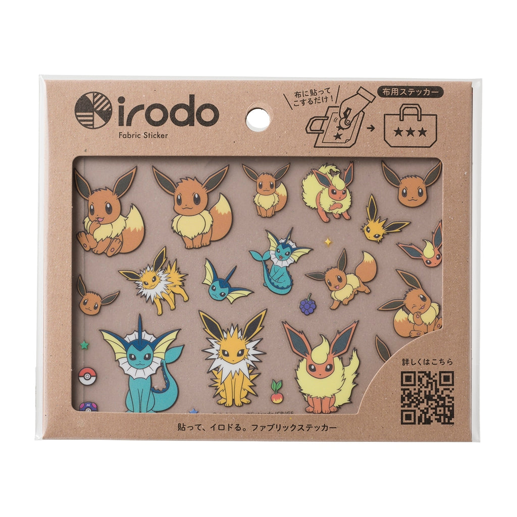 Cloth sticker irodo Eevee & Vaporeon & Thunders & Booster