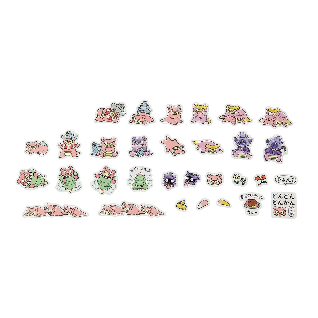Officially licensed Pokemon stickers Dondon Donkan Yaan? with unique artwork from Japan
