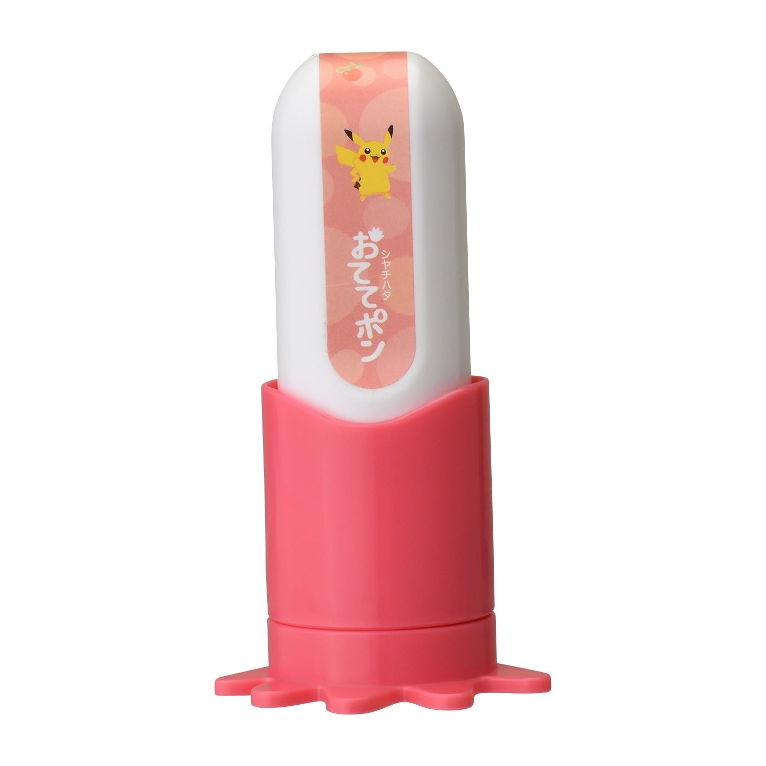 Otepon Pikachu pin from Japan, pink enamel design