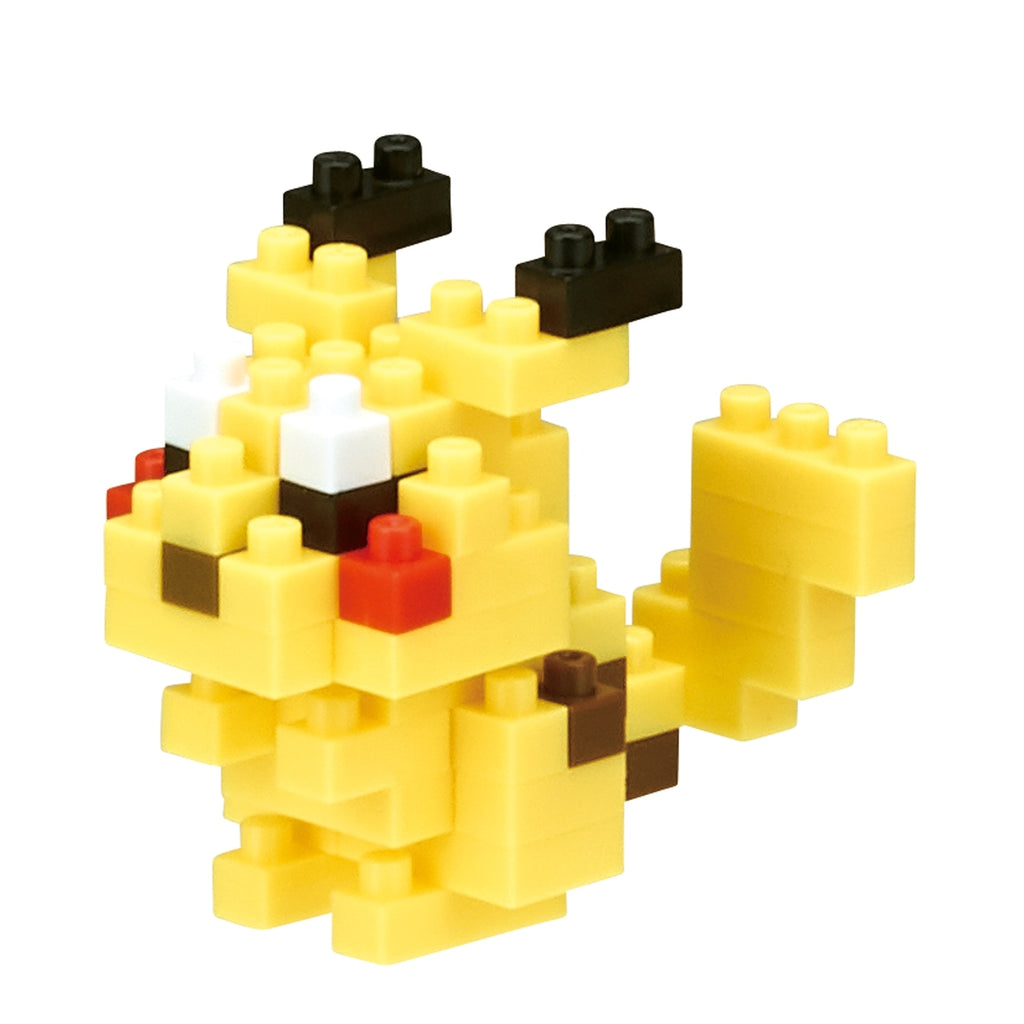 Japanese Nanoblock Pokemon Electric Type collectible, featuring Pikachu's electric powers