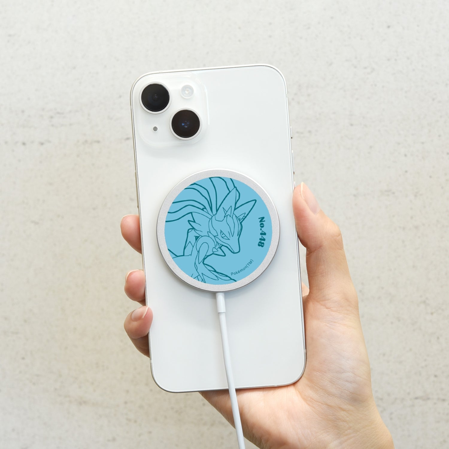 MagSafe compatible wireless charger Mega Lucario