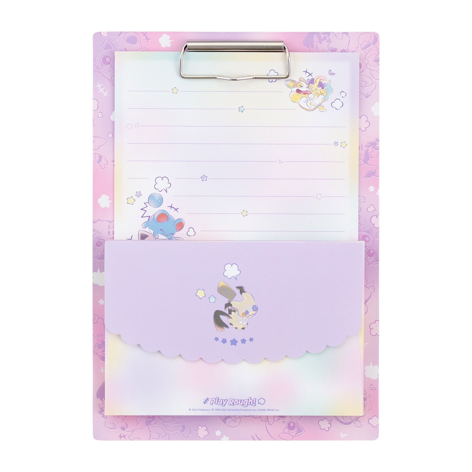 Letter set with binder Play Rough!
