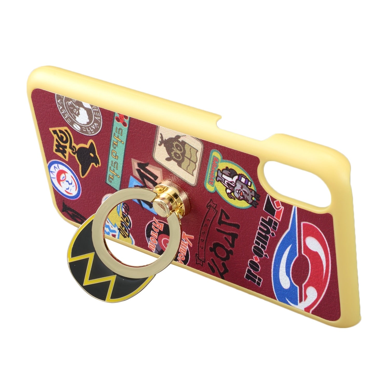 Smartphone case with ring for iPhone X/Xs Pokémon Trainers DN