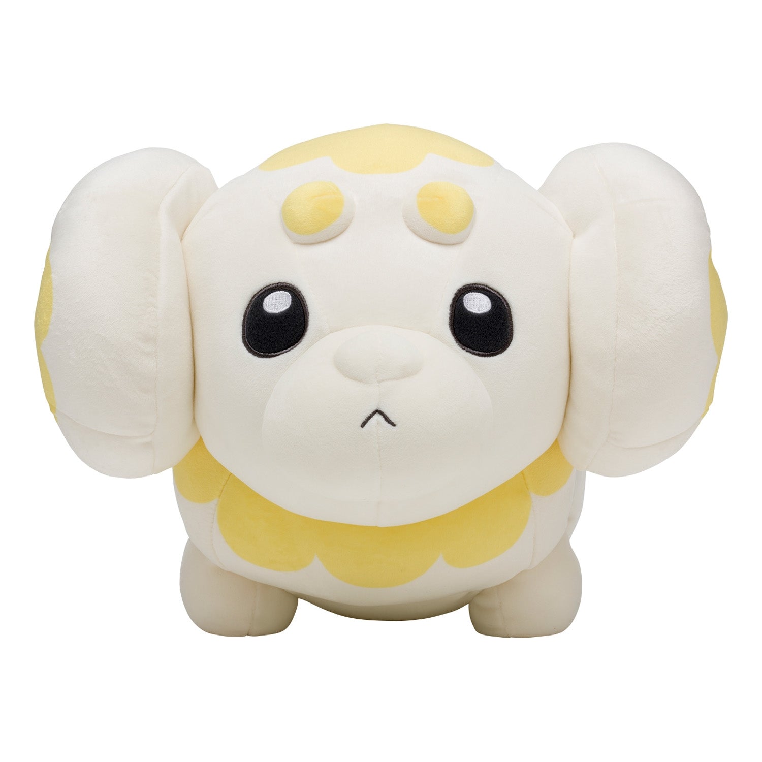 Mocchirich Papi plush from Japan, cute smiling face