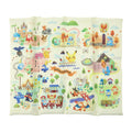 Pokemon Portable Cushion with colorful character design from Japan