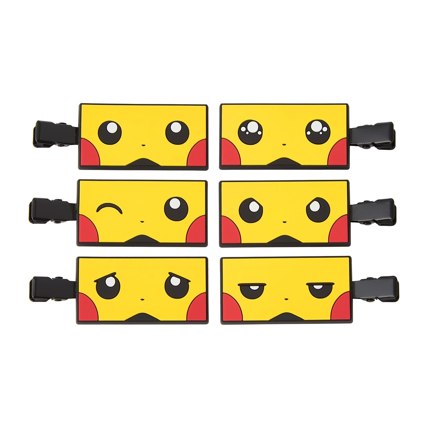 Pokemon Hair Clip Collection from Japan, featuring colorful characters