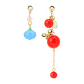Pokémon Dedenne earrings with orange details from Japan