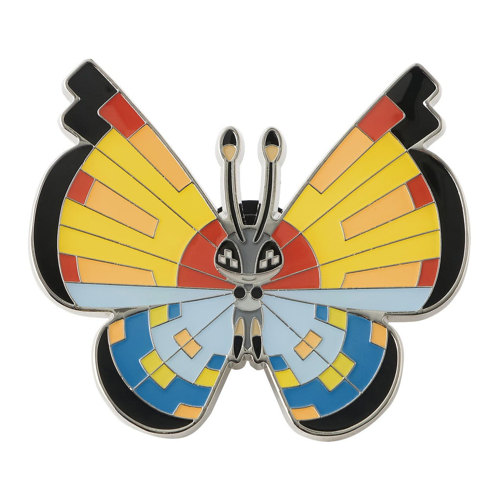 Rare Vivillon B pin from Japan, collectible anime accessory