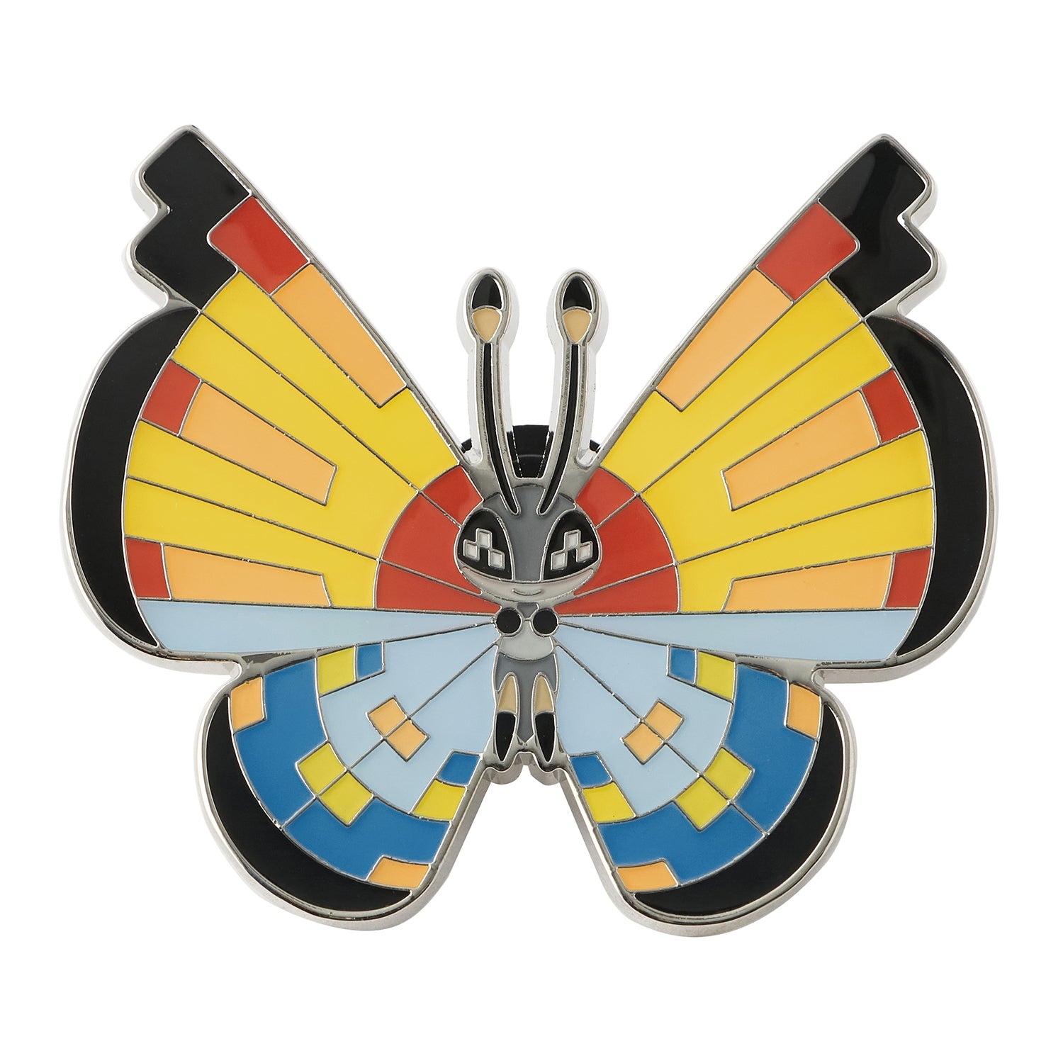 Rare Vivillon B pin from Japan, collectible anime accessory